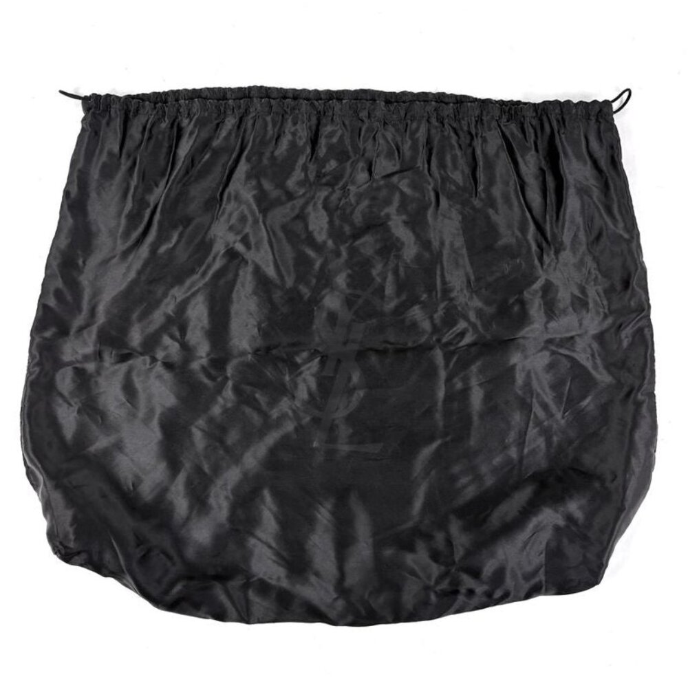 Yves Saint Laurent Logo Tote Bag Canvas Natural Black - Picture 9 of 9